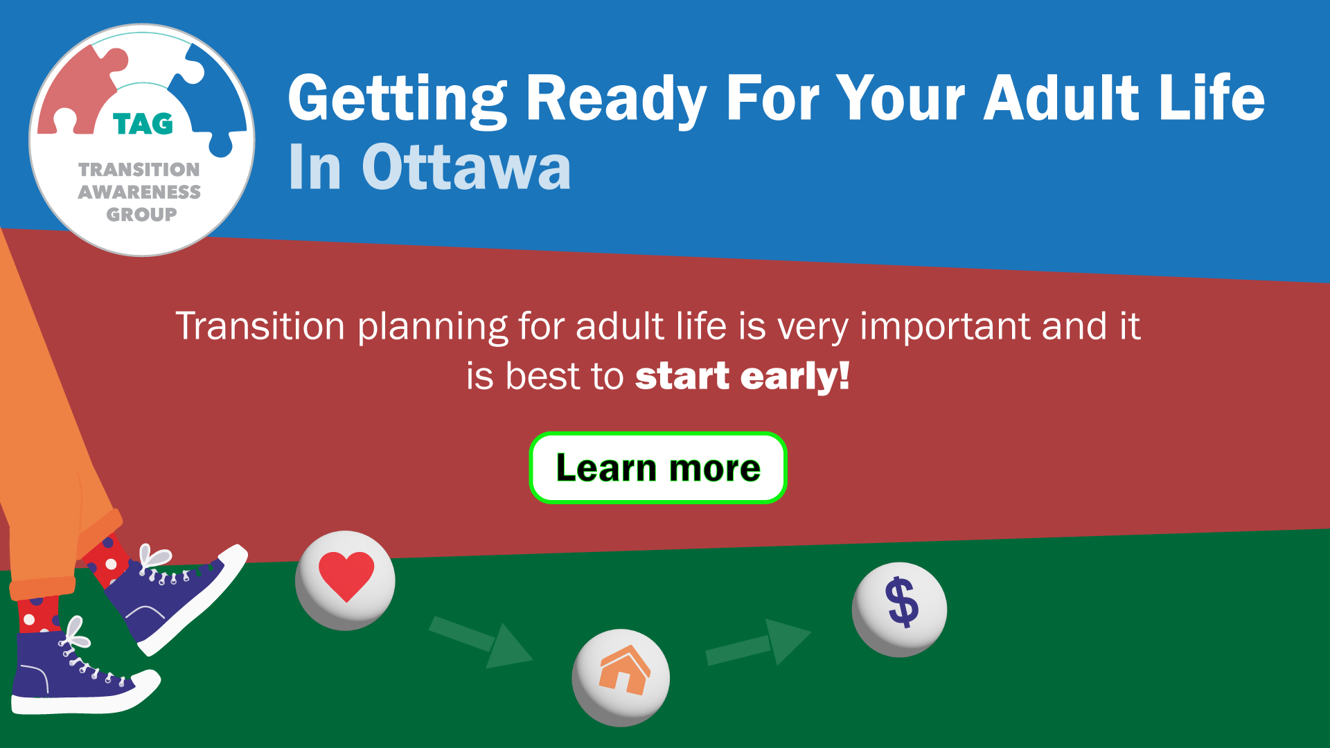 Transition planning for adult life is very important and it is best to start early! Learn more