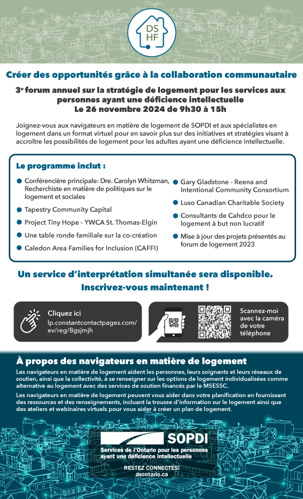 Invitation pour l'événement, référez-vous au lien pour l'inscription ci-dessus